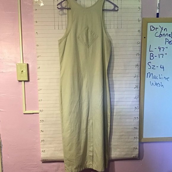 BRYN CONNELLY PETITES women’s jumper  sz 4 khaki - Picture 4 of 7